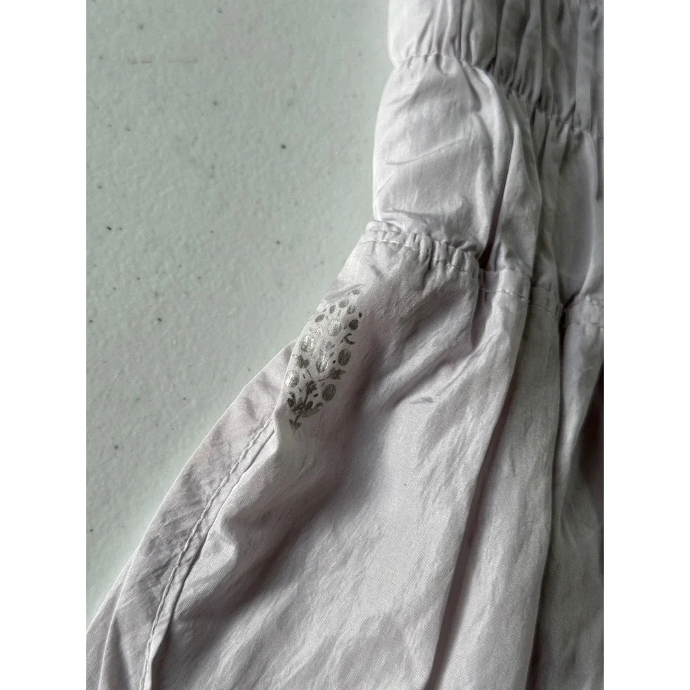 FP‎ Movement The Way Home Shorts Lavender Purple High Rise Smocked Running XS